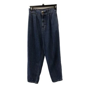Lucy and Yak Size 30 Jeans Womens High Waist Blue Denim Pockets Straight Leg
